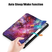 Samsung Galaxy Tab S9+ Tri-Fold Sarjan Smart Lompakkokotelo - Sininen
