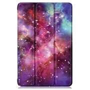 Samsung Galaxy Tab S9+ Tri-Fold Sarjan Smart Lompakkokotelo - Sininen