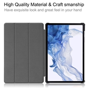 Samsung Galaxy Tab S9 Tri-Fold Sarjan Smart Läppäkotelo - Punainen