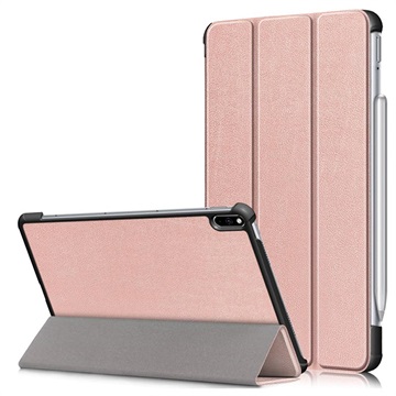 Huawei MatePad Pro Tri-Fold Smart Folio-kotelo - Ruusukulta