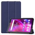 Tri-Fold Smart Lenovo Tab M7 (3rd Gen) Läppäkotelo - Tummansininen