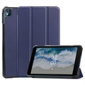Tri-Fold Smart Nokia T10 Läppäkotelo - Sininen