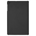 Samsung Galaxy Tab A 10.1 (2019) Tri-Fold Lompakkokotelo - Musta