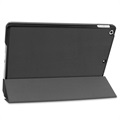 Tri-Fold Sarjan iPad 10.2 2019/2020/2021 Smart Lompakkokotelo - Musta