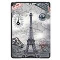Tri-Fold Sarjan iPad 10.2 2019/2020/2021 Smart Lompakkokotelo - Eiffel Torni