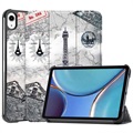Tri-Fold Smart iPad Mini (2021) Läppäkotelo - Eiffel Torni