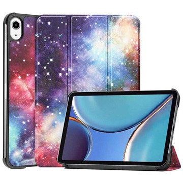 Tri-Fold Smart iPad Mini (2021) Läppäkotelo - Galaksi