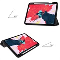 Tri-Fold Sarjan iPad Pro 11 (2020) Smart Lompakkokotelo - Musta