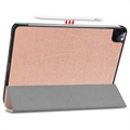 Tri-Fold Series iPad Pro 11 2022/2021 Smart Foliokotelo - Ruusukulta