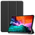 Tri-Fold Series iPad Pro 12.9 (2021) Smart Foliokotelo - Musta