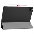 Tri-Fold Series iPad Pro 12.9 2021/2022 Smart Foliokotelo - Musta