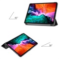 Tri-Fold Series iPad Pro 12.9 2021/2022 Smart Foliokotelo - Musta