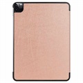 Tri-Fold Series iPad Pro 12.9 2021/2022 Smart Foliokotelo - Ruusukulta