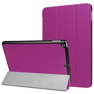 iPad 9.7 2017/2018 Tri-Fold Smart Suojakotelo - Violetti