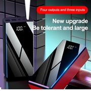 Triple USB Nopea Varavirtalähde 50000mAh - PD 18W - Musta