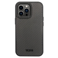 Tumi Aluminium Carbon iPhone 14 Pro Hybridikotelo - Musta
