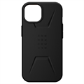 UAG Civilian MagSafe iPhone 14 Hybridikotelo - Musta