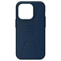 UAG Civilian MagSafe iPhone 14 Pro Hybridikotelo - Sininen