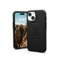 iPhone 15 UAG Civilian MagSafe Hybridikotelo - Musta