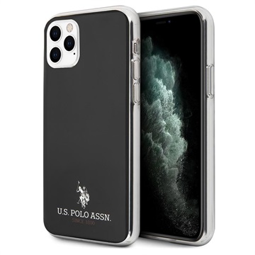 US Polo Small Horse iPhone 11 Pro TPU Suojakuori - Musta / Läpinäkyvä