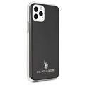 US Polo Small Horse iPhone 11 Pro TPU Suojakuori - Musta / Läpinäkyvä