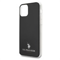 US Polo Small Horse iPhone 11 Pro TPU Suojakuori - Musta / Läpinäkyvä