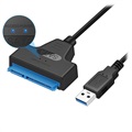 USB 3.0 SATA III Sovitinkaapeli W25CE01 - Musta