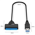 USB 3.0 SATA III Sovitinkaapeli W25CE01 - Musta