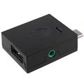 USB 3.1 Type-C / 3.5mm OTG & Digital Audio Sovitin - Musta