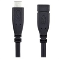 USB 3.1 Type-C / USB 3.1 Type-C Jatkokaapeli - Musta