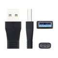 USB 3.1 Type-C naaras USB-A 3.0 uros OTG-sovittimeen