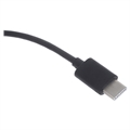 USB 3.1 Type-C / USB 2.0 OTG-kaapelisovitin - 15cm - Musta