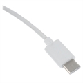 USB 3.1 Type-C / USB 2.0 OTG-kaapelisovitin - 15cm - Valkoinen
