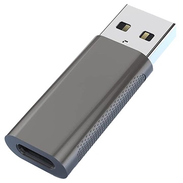 USB-A / USB-C-muunnin / OTG-sovitin XQ-ZH0011 - USB 3.0 - musta