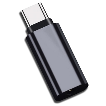 USB-C / 3.5mm Audiosovitin UC-075 - Musta