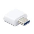 USB-C OTG-sovitin - USB-C uros / USB-A 3.0 naaras - valkoinen
