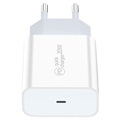 USB-C Power Delivery Seinälaturi - 20W - Valkoinen
