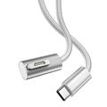 USB-C-Magsafe 2 PD -pikalatauskaapeli, kudottu - 100W - 1.8m