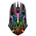 USB-pelihiiri LED-valolla - 1200 DPI - Musta