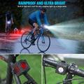 USB-ladattava polkupyörän valosarja Erittäin kirkas etuvalo ja takavalo polkupyörän lisävarusteet yöajopyöräilyyn