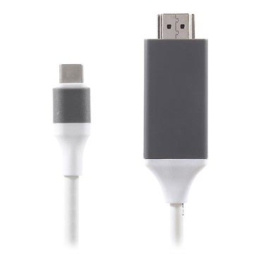 Samsung Galaxy S8, Galaxy S8+ USB Type-C / HDMI-adapteri - 2m - Valkoinen