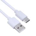 USB- ja USB-C-latauskaapeli iPhone 15 / Plus / Pro / Pro Max - Valkoinen