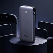 Ugreen Nexode PB532 20000mAh:n varavirtalähde, PD/QC - 30W, LED-näyttö - harmaa