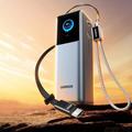 Ugreen PB728 25000mAh:n varavirtalähde TFT-näytöllä - 200W - harmaa