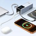 Ugreen PB728 25000mAh:n varavirtalähde TFT-näytöllä - 200W - harmaa