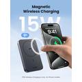 Ugreen PB761 10000mAh Qi2 Power Bank - 30W USB-C PD & 15W MagSafe - Harmaa