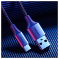 Ugreen Quick Charge 3.0 USB-C Kaapeli - 3A, 1m - Harmaa