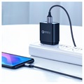 Ugreen Quick Charge 3.0 USB-C Kaapeli - 3A, 1m - Harmaa