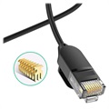Ugreen Slim High-speed Ethernet-kaapeli RJ45 - 2m - Musta