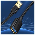 Ugreen USB 3.0 Uros/Naaras Jatkojohto - 1m - Valkoinen